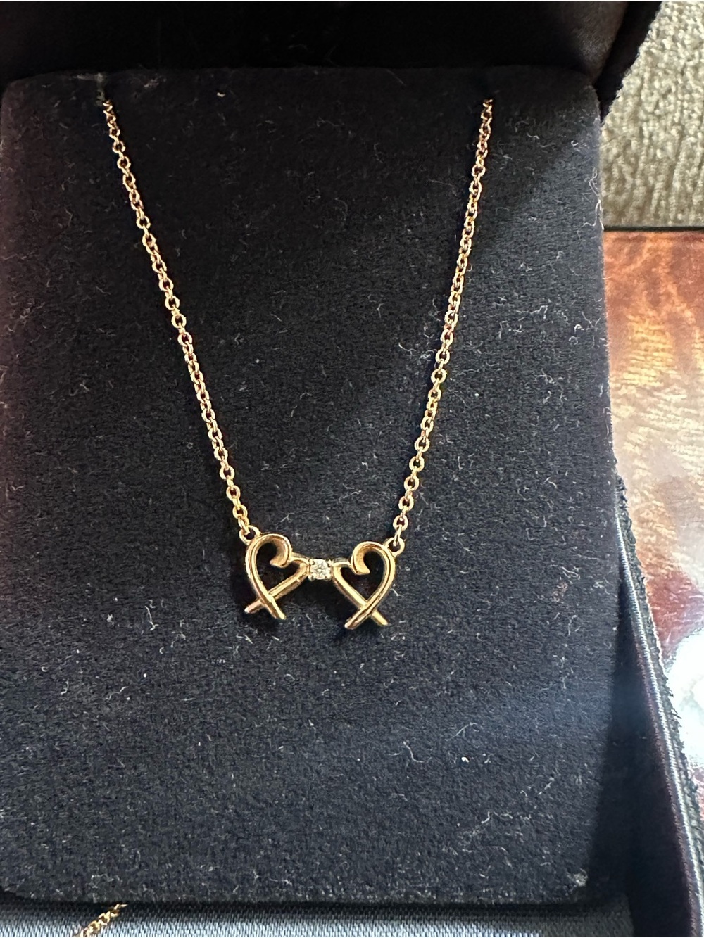 3 items,authentic Tiffany 18k yellow Pendant Necklace, Bracelet , Ring! New item - Picture 9 of 16
